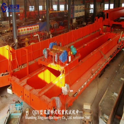 QDY雙梁橋式起重機(jī)試機(jī)！